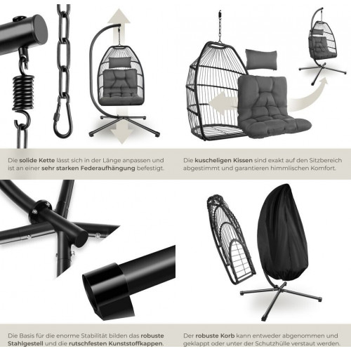 TecTake Silla colgante Ariane