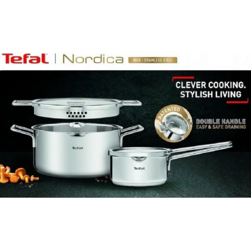 Tefal Nordica Pot Set 6 pcs (H852S3)