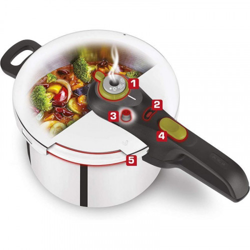 Tefal Secure 5 Neo P2530737 Olla Rápida a Presión 6L