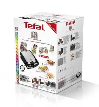 Tefal SW857D12 sandwichera Negro
