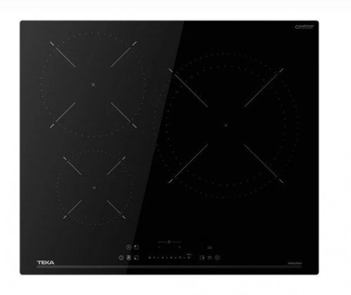 Teka 112520060 - Placa de Inducción IBC 63115 SSM BK 60Cm 3 Zonas Stop&Go Temporizador Negra