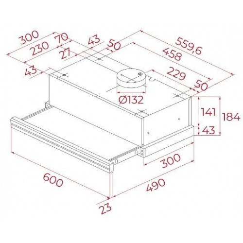 TEKA CNL-6400.2 Blanco - Campana Extraíble 60CM