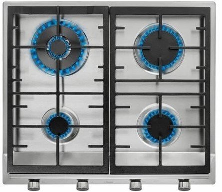 TEKA EX 60.1 4G AI AL DR CI INOX - Placa de Gas 60cm Gas Natural