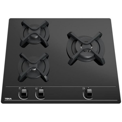 TEKA GBC 63010 CRISTAL NEGRO  - Placa de Gas 60CM NATURAL