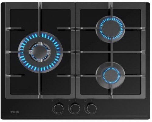 TEKA GBC 63110 KBB Negro - Placa de Gas 60CM Gas Butano