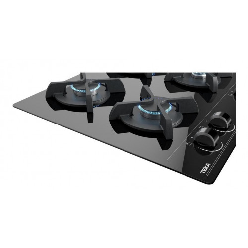 TEKA GBC 64000 CRISTAL NEGRO - Placa de Gas 60CM NATURAL