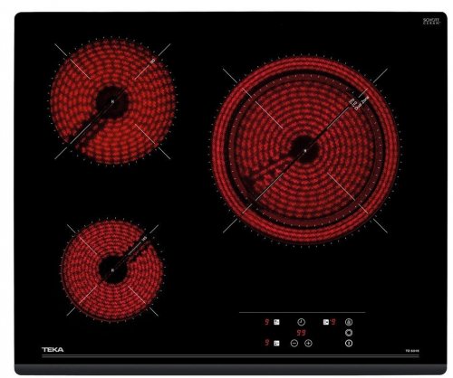 TEKA TZ 6315 CRISTAL NEGRO  - Vitrocerámica Eléctrica 60CM