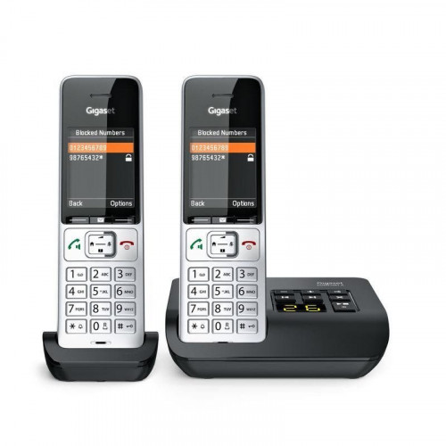 Teléfono Gigaset COMFORT 500A duo DECT/analógico con altavoz e identificador de llamadas