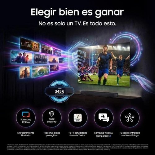 Televisor Samsung M72H 4K/ Smart TV/ wifi