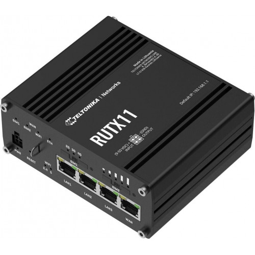 Teltonika RUTX11 (Europe, The Middle East, Africa, Australia, APAC, Brazil, Malaysia + EU PSU)