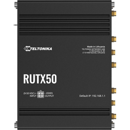 Teltonika RUTX50 (Europe, The Middle East, Africa, Oceania, Brazil + EU PSU) (RUTX50000000)