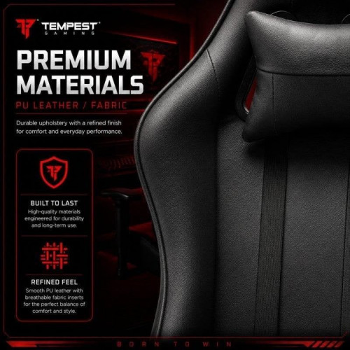 Tempest Vanquish Silla Gaming Negra