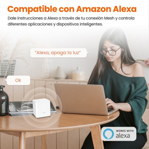 Tenda Nova MW3 Sistema WiFi Mesh Dual Band AC1200 Kit 3 Unidades