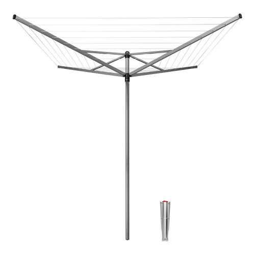 Tendedero para exterior Rotary Brabantia Plata