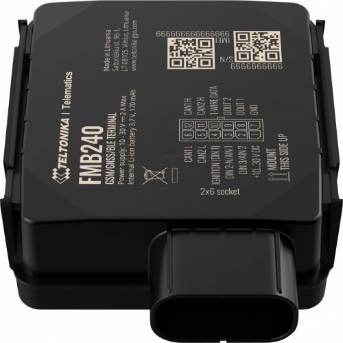 Terminal tracker, GPRS, GNSS, PUEDE datos, impermeable