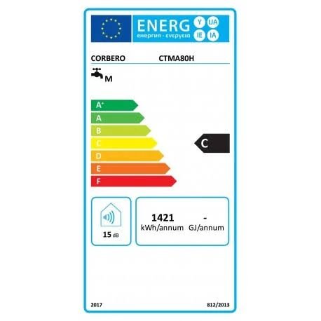 Termo eléctrico Horizontal Corbero CTMA80H