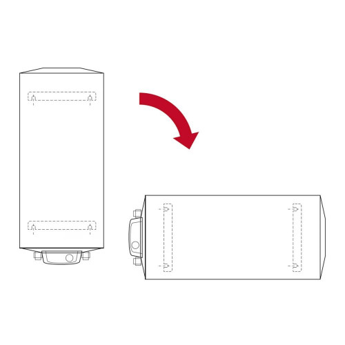 Termo eléctrico vertical/horizontal Ariston 25 litros - FLECK BON 25 EU2 Blanco