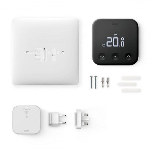 Termostato inteligente cableado + placa TADO X kit inicio