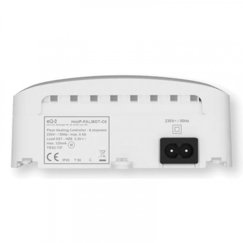 Termostato Inteligente Homematic IP HmIP-FALMOT-C8 Cableado para Suelo Radiante