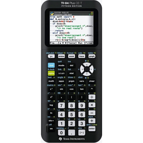 Texas Instruments TI 84 Plus CE T Python Edition