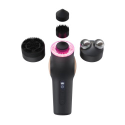 Theraface PRO dispositivo de tonificación facial de Therabody Negro
