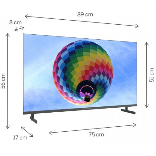 THOMSON 40QG4S14 Negro - TV 40