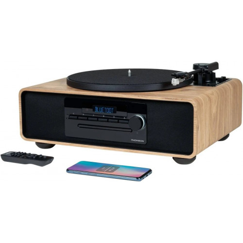 Thomson mic300tt Microcadena con Tocadiscos Bluetooth Radio 60w
