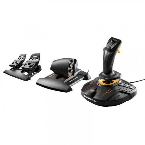 Thrustmaster T.16000M FCS Flight Pack Joystick + Acelerador + Pedales
