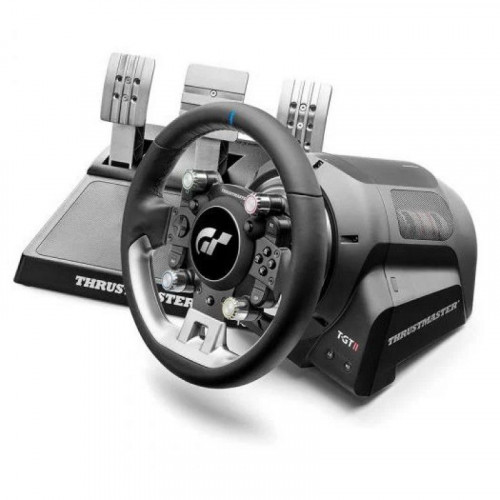 Thrustmaster T-GT II Volante de Carreras con Juego de 3 Pedales para PS5/PS4/PC
