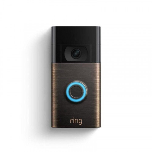 Timbre Inteligente Ring Video Doorbell Bronce WiFi 1080p Visión Nocturna Alexa 2 Vías