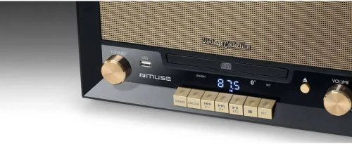 Tocadiscos Bluetooth Muse MT-110 B Negro