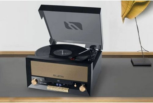 Tocadiscos Bluetooth Muse MT-110 B Negro