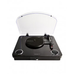 Tocadiscos Energy Sistem BlackSpin 10W, Bluetooth Negro