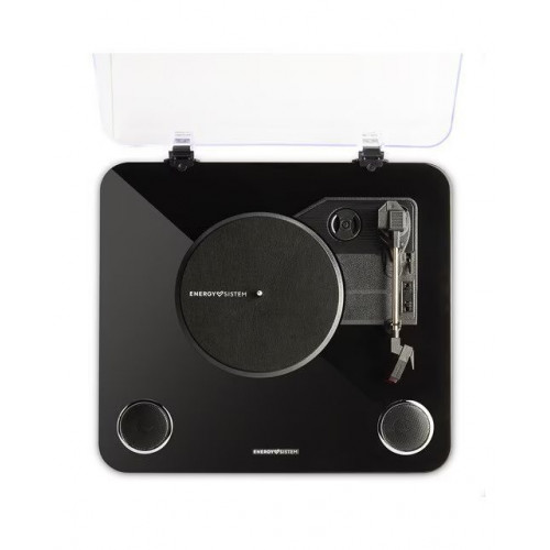Tocadiscos Energy Sistem BlackSpin 10W, Bluetooth Negro