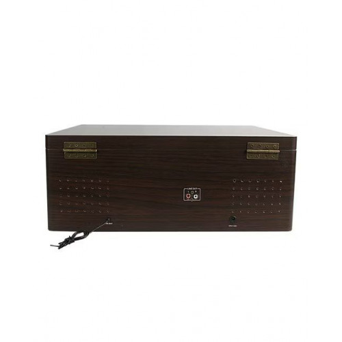 Tocadiscos Inves XR-179D-99 con cd, cassette, radio, USB, Bluetooth Negro