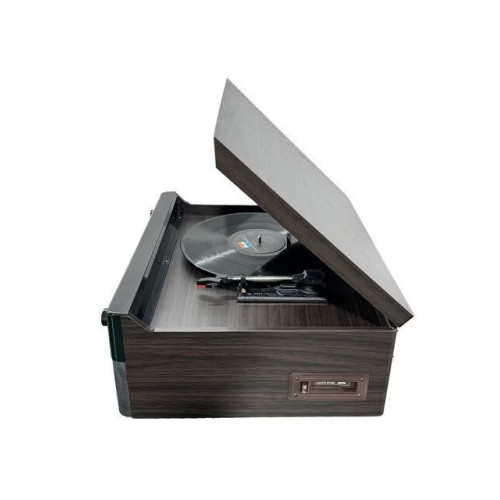 Tocadiscos Inves XR-179D-99 con cd, cassette, radio, USB, Bluetooth Negro