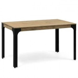 Todocontenedor - Mesa madera y acero estilo Vintage Industrial modelo Boston medidas 995x1580x750.