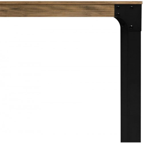Todocontenedor - Mesa madera y acero estilo Vintage Industrial modelo Boston medidas 995x1580x750.