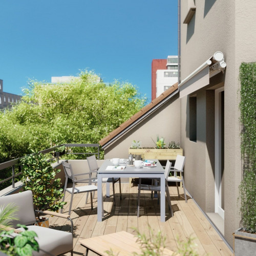 Toldo brazo extensible 2.5x2m para terraza Calima estructura blanca manual con manivela tela poliéster beige Naterial