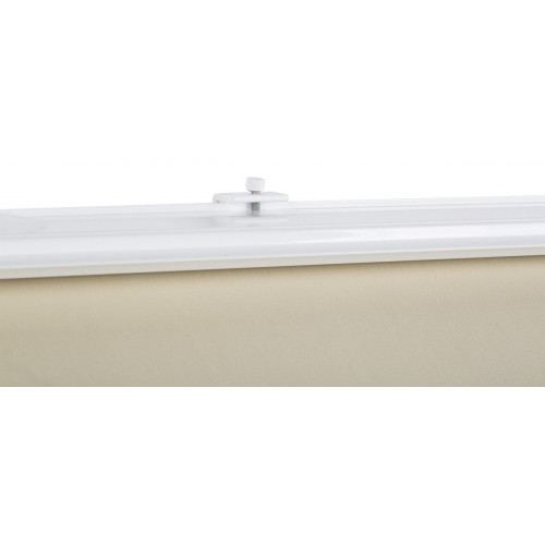 Toldo brazo punto recto 1.5x2m para ventana Desert cofre blanco manual con manivela tela acrílica beige