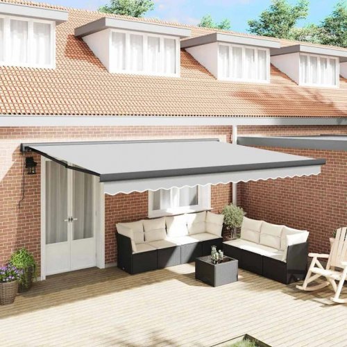 Toldo de aluminio antracita Vidaxl