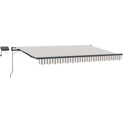 Toldo retráctil 300 cm tela y aluminio