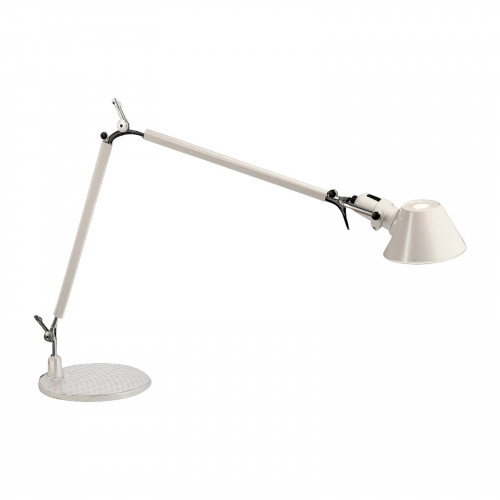 Tolomeo Lámpara de Sobremesa E27 Blanco con Base Blanco - Artemide