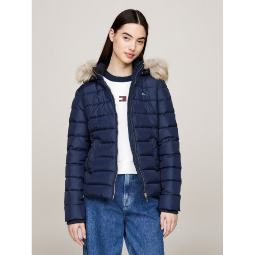 Tommy Hilfiger Faux Faur Hooded Down-Filled Fitted Jacket (DW0DW18312)