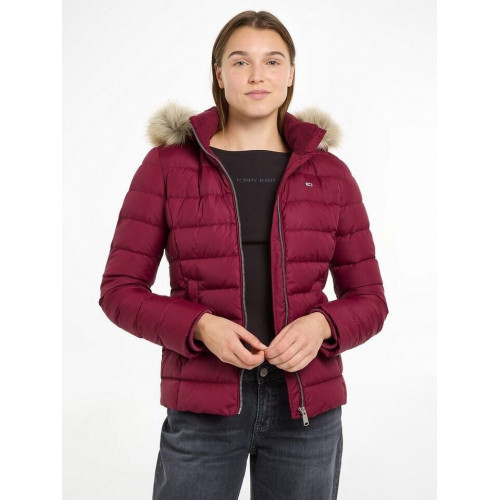 Tommy Hilfiger Faux Faur Hooded Down-Filled Fitted Jacket (DW0DW18312)