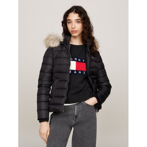 Tommy Hilfiger Faux Faur Hooded Down-Filled Fitted Jacket (DW0DW18312)