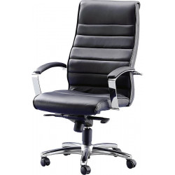 Topstar Sillón ejecutivo piel negra