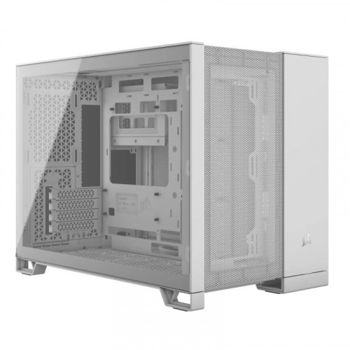 Torre Corsair Midi Tower ATX Blanca Ventana Lateral Enfriamiento Líquido USB-C