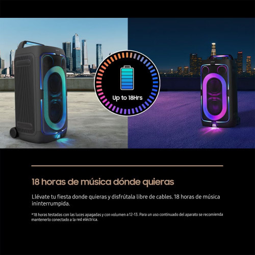 Torre de Sonido Samsung MX-ST50F/ZF, 2.0 con 4 altavoces, 240W, Modo Karaoke, Efectos DJ, Bass Booster, Bluetooth 5.4, USB music playback Negro titanium