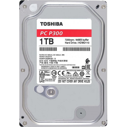 Toshiba P300 1TB Bulk (HDWD110UZSVA)